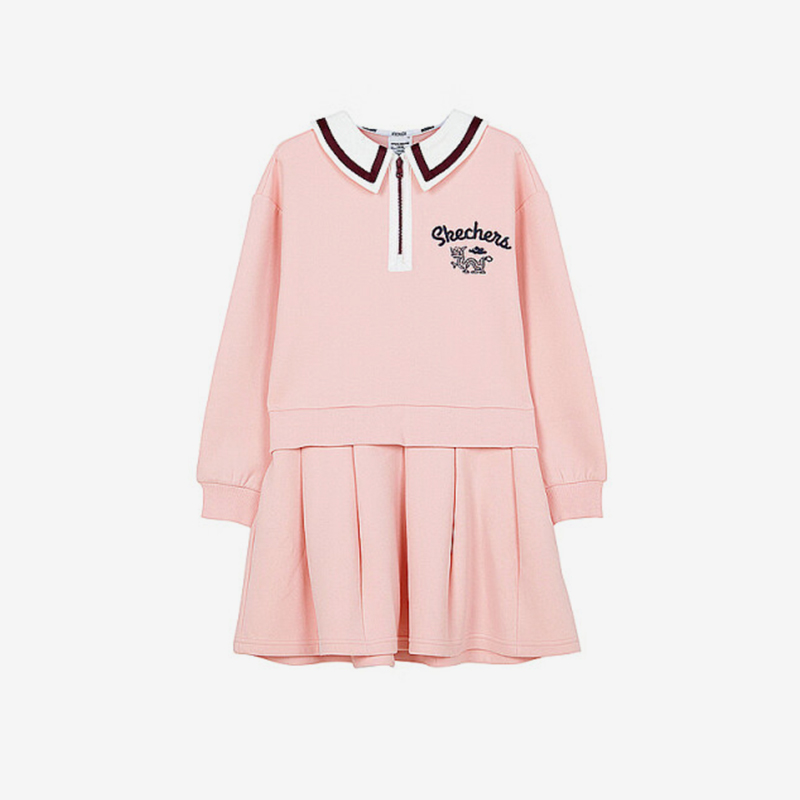 斯凯奇儿童休闲户外连衣裙