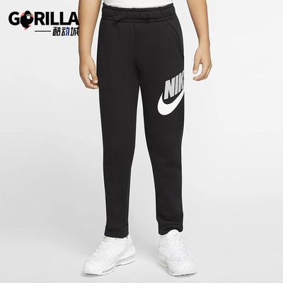 Nike/耐克正品新款大童加绒保暖运动休闲经典针织长裤CJ7863-010