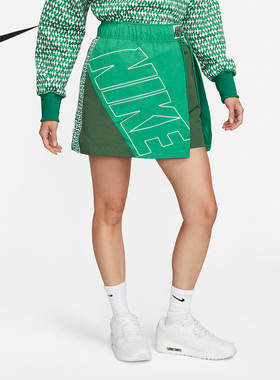 Nike/耐克官方正品时尚女子新款运动休闲透气半身裙FD6947-365