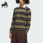 翻领运动宽松POLO衫 三叶草男士 JD2841 阿迪达斯正品 Adidas