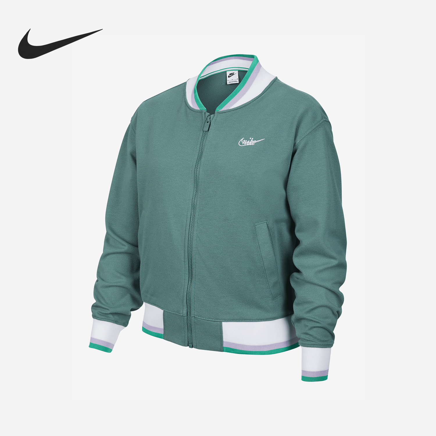 Nike/耐克官方正品2024新款大童简约休闲运动夹克外套FV0193-361