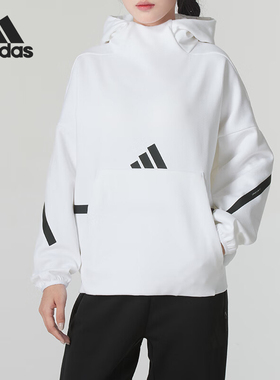 Adidas/阿迪达斯官方正品W Z.N.E. OH HD女士简约宽松卫衣JI7553