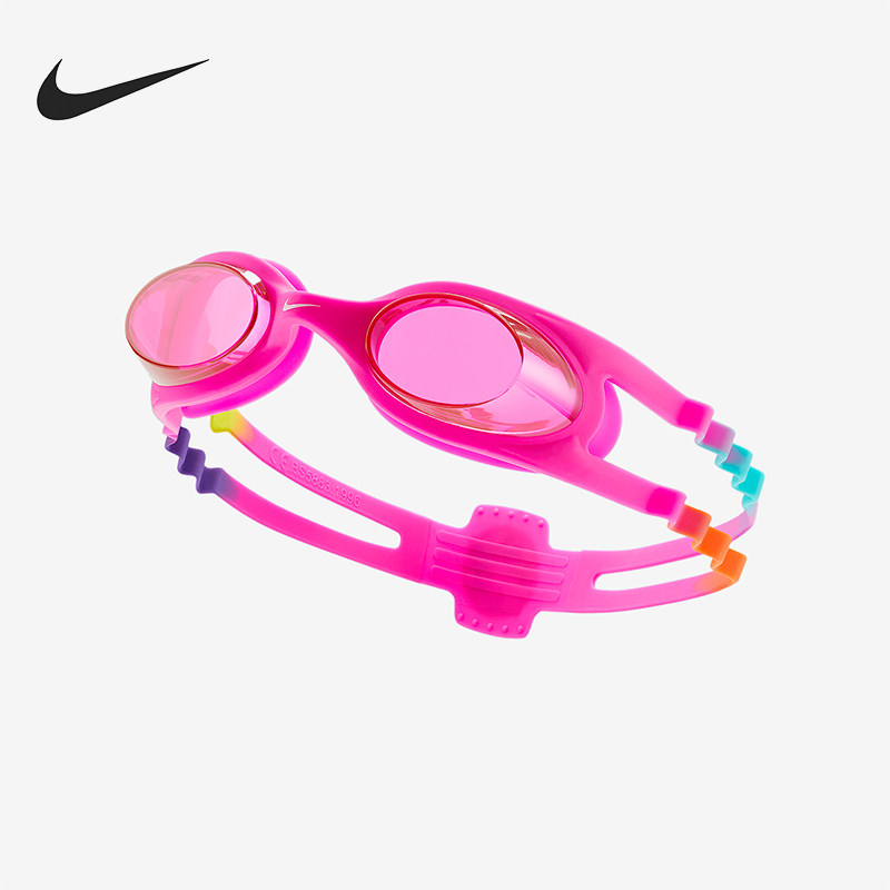 Nike/耐克正品SwimEasyFit新款婴童粉经典白色游泳镜DJ1000-600
