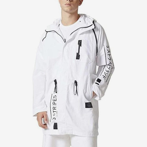 Adidas/阿迪达斯正品三叶草男士字母收腰长袖夹克外套CE5635
