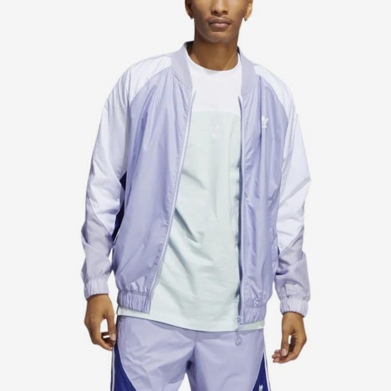 Adidas/阿迪达斯正品男士三叶草防风防晒经典运动夹克外套HC2097