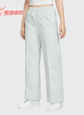 Nike/耐克正品2025新款女士梭织直筒舒适休闲工装长裤FQ3589-034