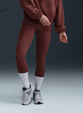 Nike/耐克官方正品2025秋季款女士运动高腰紧身长裤DQ6014-218