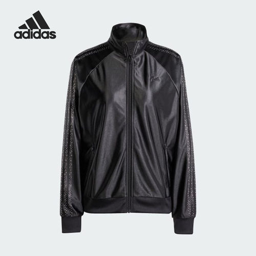 Adidas阿迪达斯正品Embed Three Stripes女款立领长袖T恤IT9664