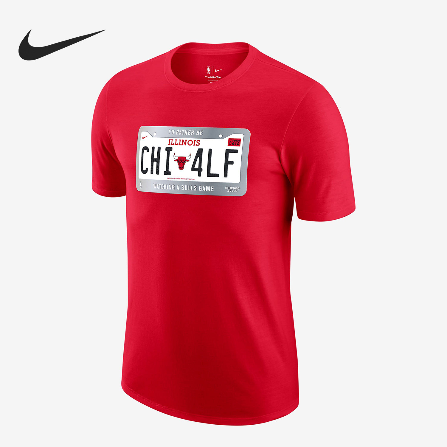 Nike/耐克正品芝加哥公牛队NBA Essential男子T恤DR6556-657