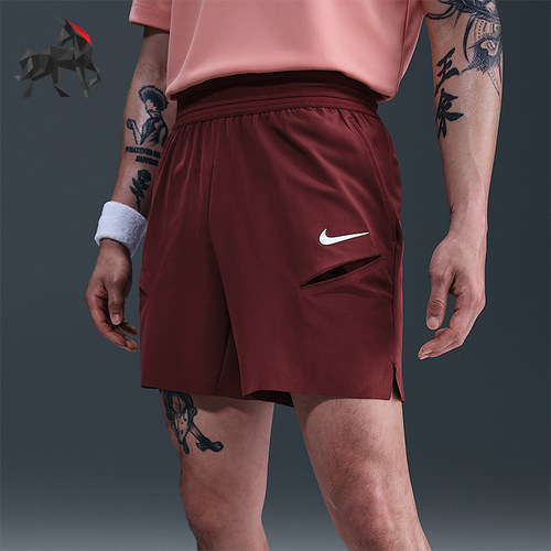 Nike/耐克正品Dri-FIT男士训练网球耐穿经典运动短裤FZ6938-619
