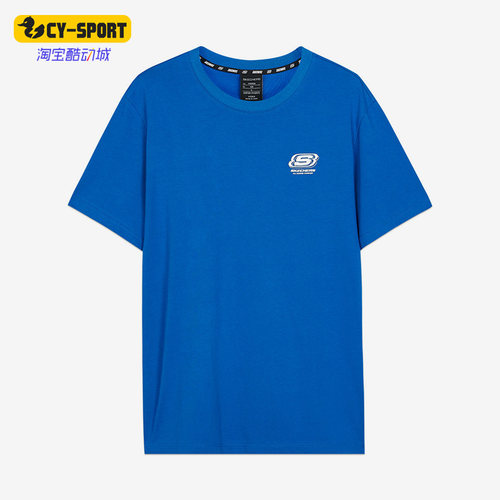 Skechers/斯凯奇正品夏季新款男女运动圆领透气短袖T恤 L122U166