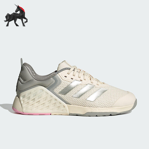 Adidas/阿迪达斯正品DROPSET 3女士系带透气低帮运动训练鞋JR1678