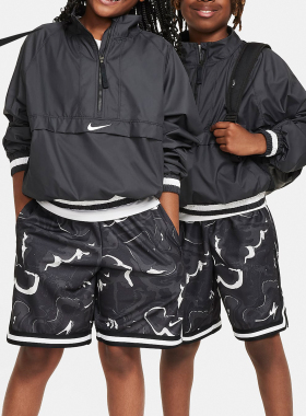 Nike/耐克正品新款大童梭织半拉链运动套头上衣FN8318-010
