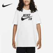 耐克正品 夏季 儿童运动透气休闲印花短袖 Nike FD4001 100