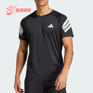 款 2025夏季 阿迪达斯正品 JW9729 经典 透气健身运动短袖 男士 Adidas