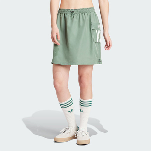 阿迪达斯三叶草女子运动半身裙