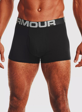 UA/安德玛正品Charged 3男子运动休闲透气三条装内裤1363616-001