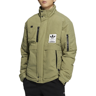 Adidas/阿迪达斯官方正品 Padded Jacket 三叶草男子棉衣 H66012