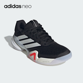 阿迪达斯正品 BARRICADE 14男士 Adidas 系带低帮耐磨网球鞋 JR1741