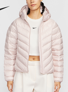 Nike/耐克正品冬季女士拉链连帽简约保暖羽绒服HV5106-667