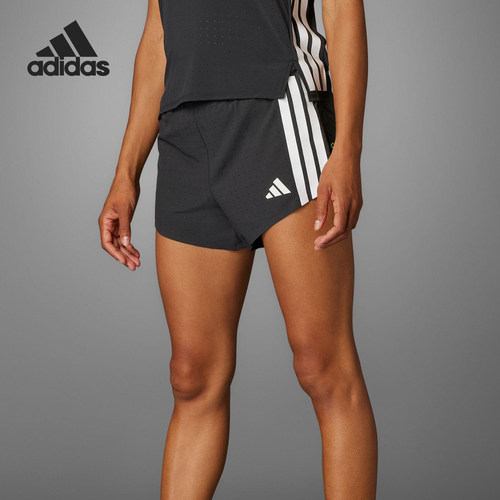 Adidas/阿迪达斯正品夏季女士运动跑步修身训练透气短裤JF3470