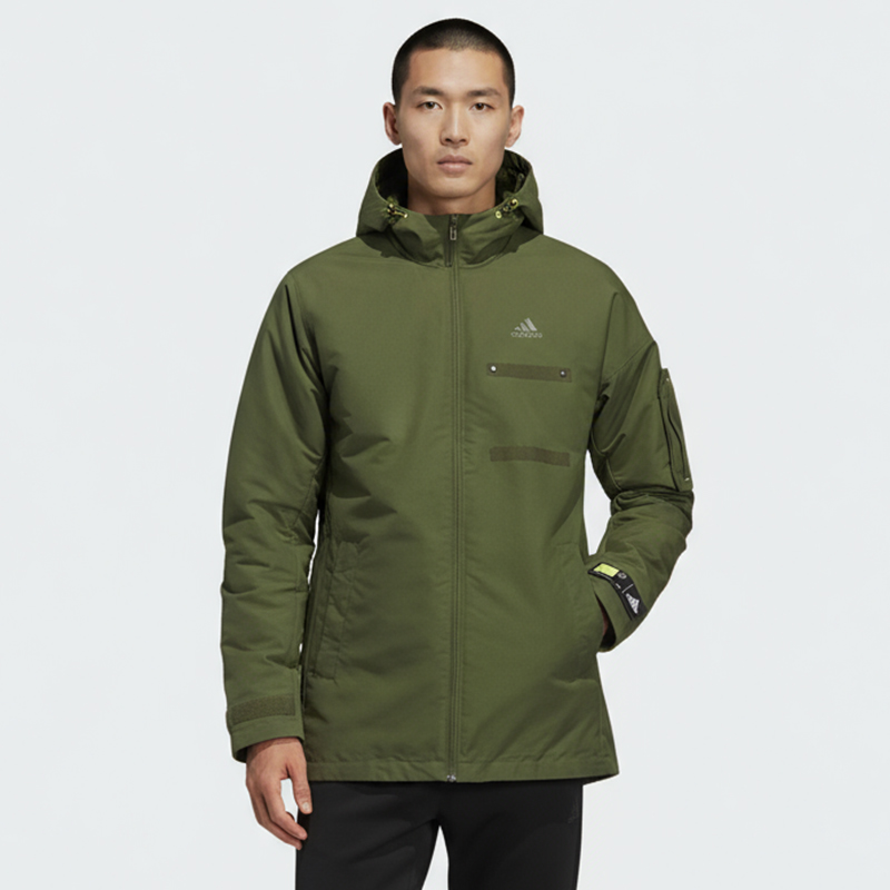 Adidas/阿迪达斯正品夏季男子训练休闲运动连帽夹克外套 GP0990