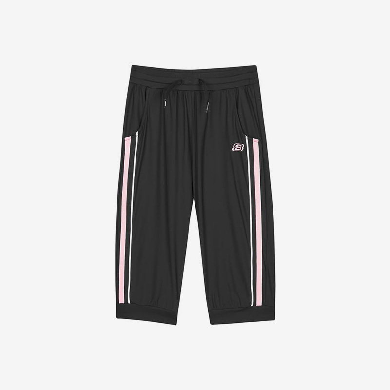 Skechers/斯凯奇正品夏季新款女童运动休闲抽绳透气七分裤,童装/婴儿装/亲子装,裤子,淘宝优惠券,粉丝福利购,淘宝优惠卷