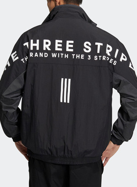Adidas/阿迪达斯官方正品当季新款男女休闲运动立领外套IA9425