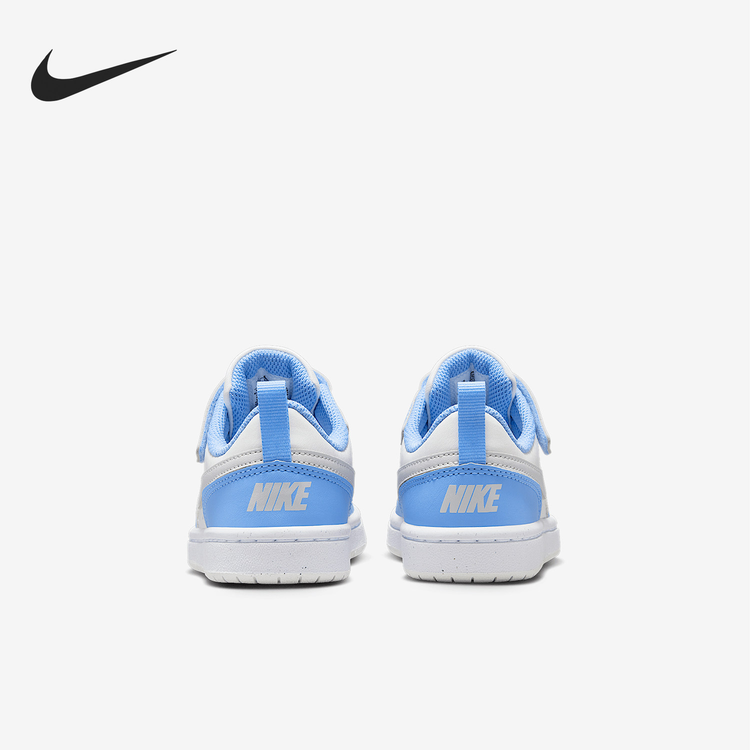 耐克小童低帮魔术贴轻便经典板鞋