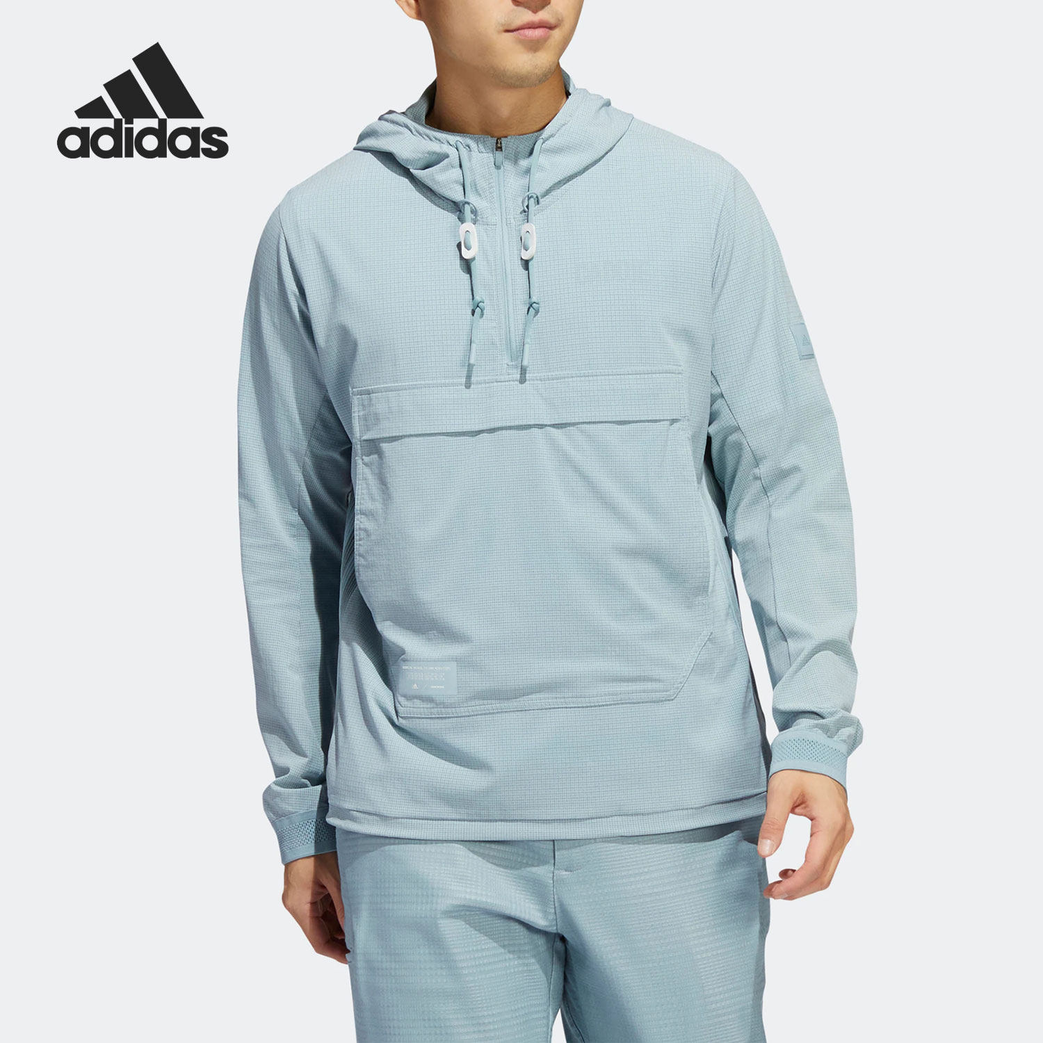 Adidas/阿迪达斯官方正品春季半拉链连帽男子运动夹克外套HB6431,运动服/休闲服装,运动茄克/外套,淘宝优惠券,粉丝福利购,淘宝优惠卷