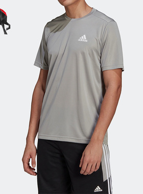 Adidas/阿迪达斯正品M PL T男子休闲运动夏季短袖T恤POLO衫GM2121