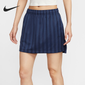 410 2025女士刺绣潮流休闲条纹透气半身裙IF1651 Nike 耐克正品