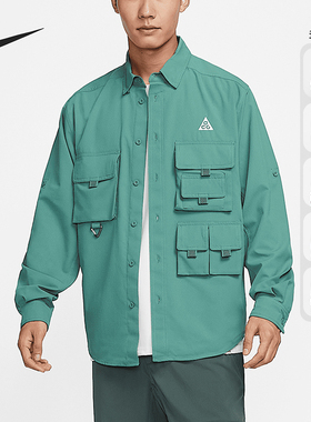 Nike/耐克正品春秋款男士户外多口袋翻领宽松休闲外套DN3937-361