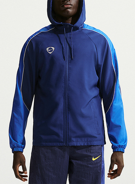 Nike/耐克正品2026春季款男士经典连帽拼接梭织外套HV3581-492