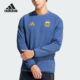 男士 Adidas 款 2025冬季 日常圆领套头足球卫衣JZ6315 阿迪达斯正品
