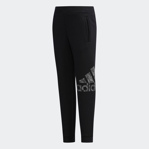 Adidas/阿迪达斯正品童装 新女小童针织运动休闲长裤子EH4076