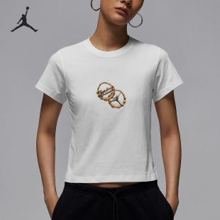 IH2386 Nike 休闲短袖 耐克官方正品 100 JORDAN女士日常透气短款