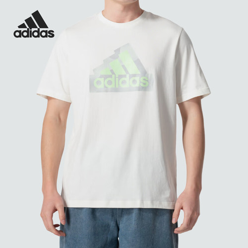 Adidas/阿迪达斯正品M CE TORN CAMO男士印花短袖T恤IN6234