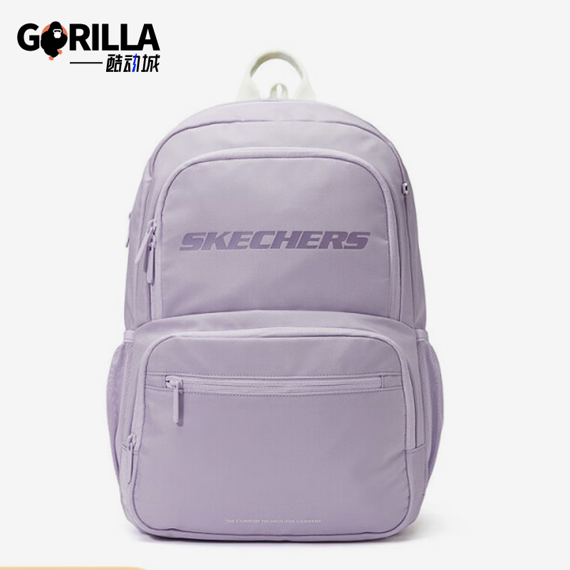 斯凯奇男女户外运动简约双肩包