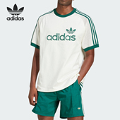 三叶草男士 Adidas 阿迪达斯正品 宽松套头运动透气T恤JD3407