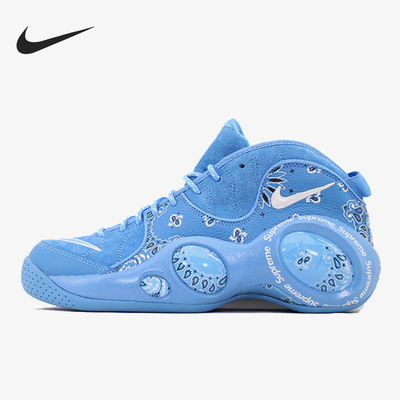 Nike/耐克正品男士皮革减震防滑耐磨低帮篮球鞋DJ8604-400