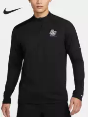 Nike Official Authentic New Seasonal Men's Running Sports Half-Zip Long-Sleeved T-Shirt Fn3300-010