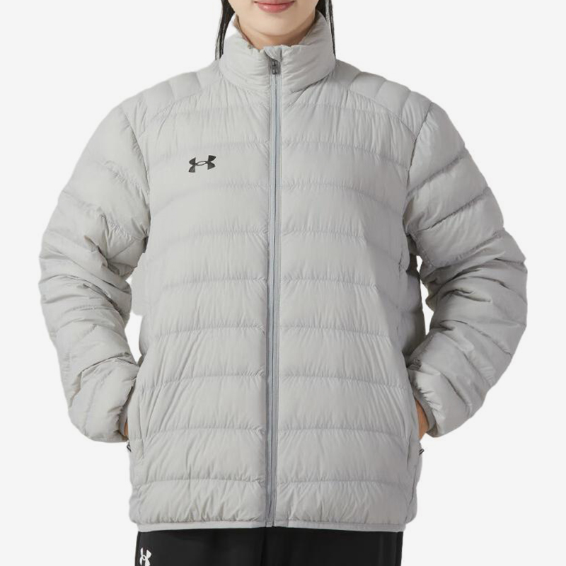 UA/安德玛正品新款男女同款立领拉链宽松亲肤羽绒服23600804-009