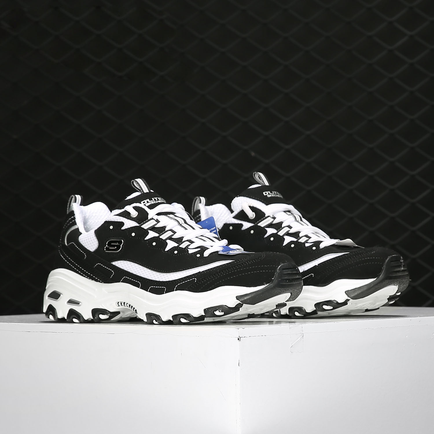 Skechers/斯凯奇正品新款春季男子熊猫鞋复古老爹鞋运动休闲鞋