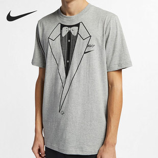 耐克正品 Nike BQ0827 T恤 063 新款 2021夏季 运动休闲圆领男子短袖