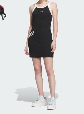Adidas/阿迪达斯正品三叶草女子透气运动无袖连衣裙IU4841