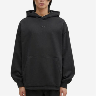 Adidas/阿迪达斯正品三叶草新款男女同款针织连帽套头卫衣JC9572