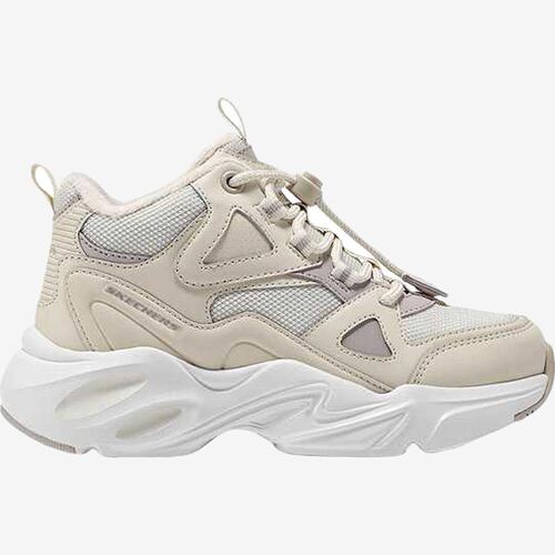 Skechers斯凯奇正品大童抗寒防滑耐磨中筒雪地靴319256L-NAT