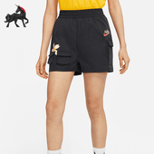 Nike 010 DV3205 耐克正品 2025女士日常刺绣透气梭织松紧腰短裤