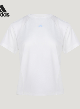 Adidas/阿迪达斯正品COLSENSETE新款女白色运动经典短袖T恤IA6099